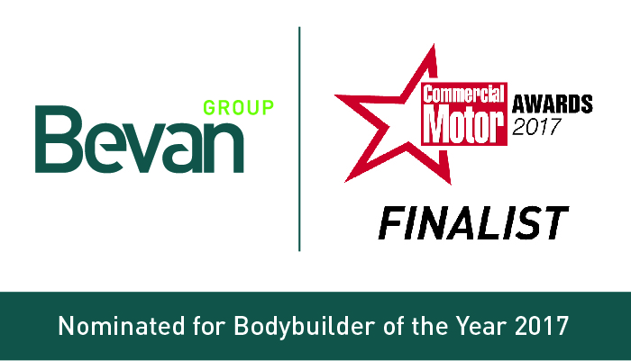 Bevan Group are shortlisted at the Commercial Motor Awards 2017 for Bodybuilder of the Year!