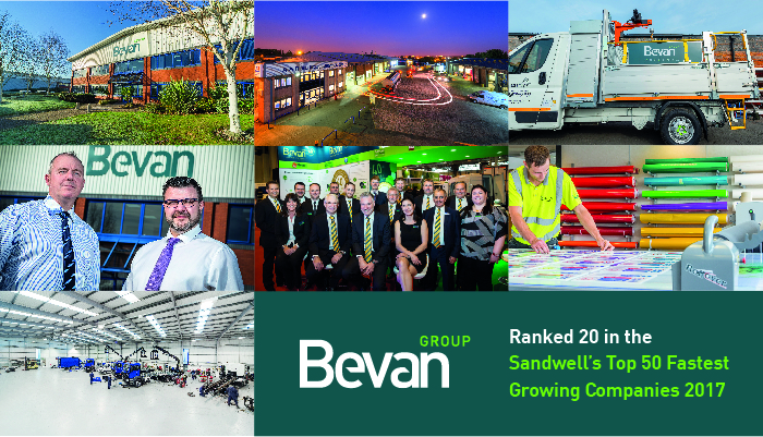 Bevan does it again - we are one of the top 50 growing businesses in Sandwell